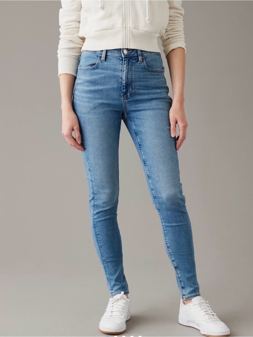 American Eagle Next Level Stretch High Rise Jeggings Jeans Size 6 Short Soft N11
